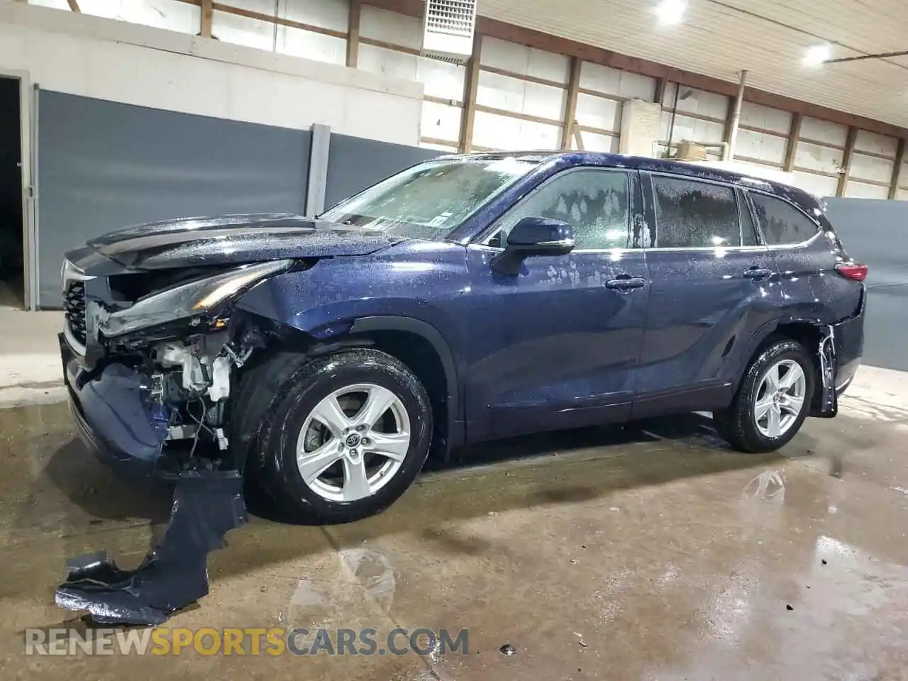 1 Photograph of a damaged car 5TDKDRAH2PS502473 TOYOTA HIGHLANDER 2023