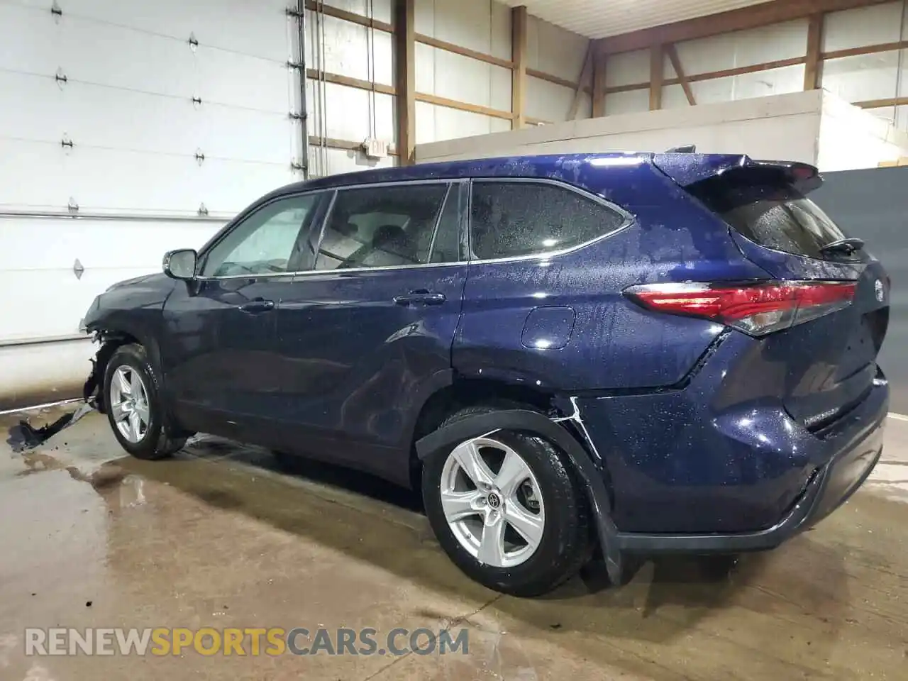 2 Photograph of a damaged car 5TDKDRAH2PS502473 TOYOTA HIGHLANDER 2023