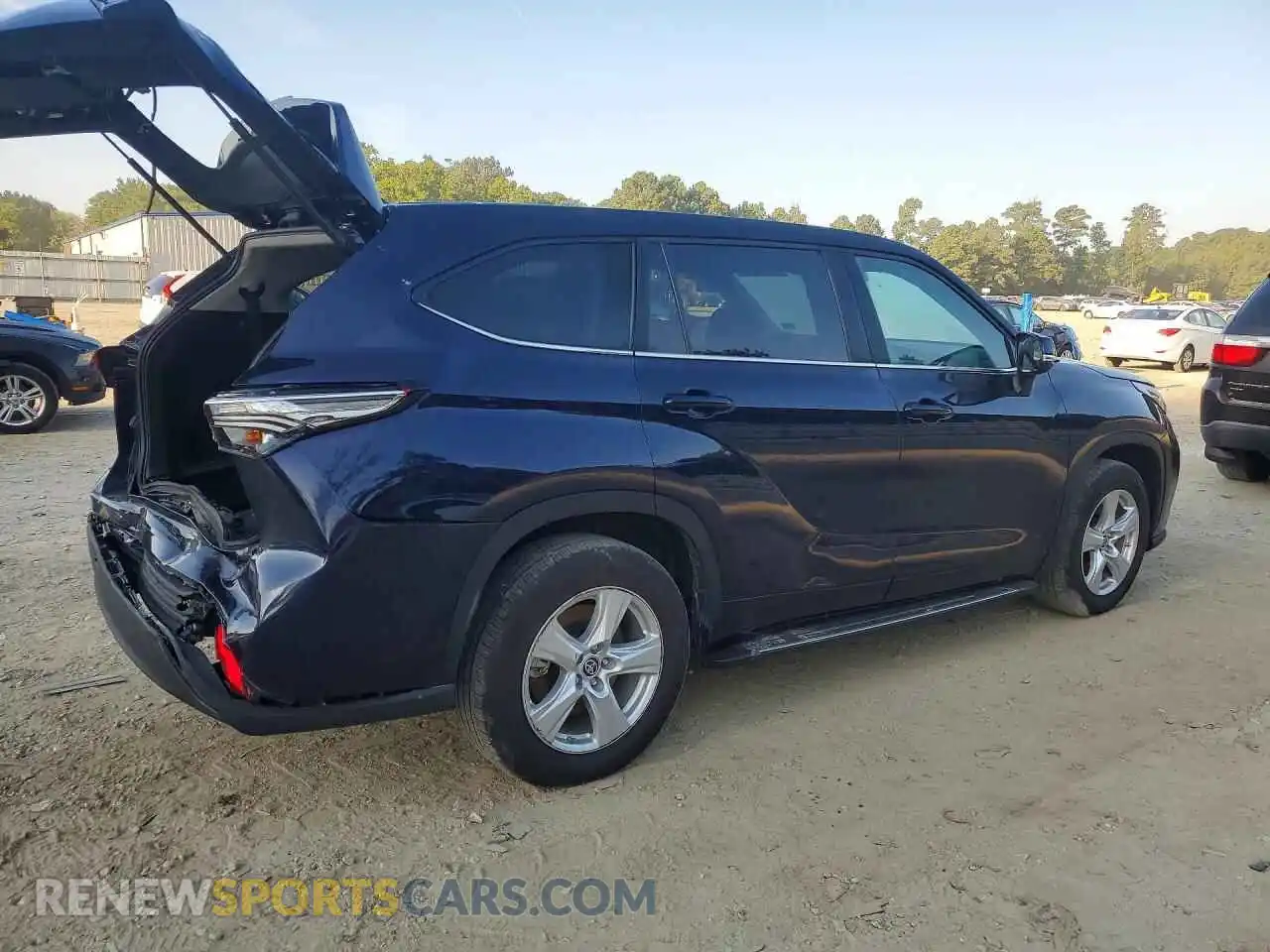 3 Photograph of a damaged car 5TDKDRAH2PS526014 TOYOTA HIGHLANDER 2023
