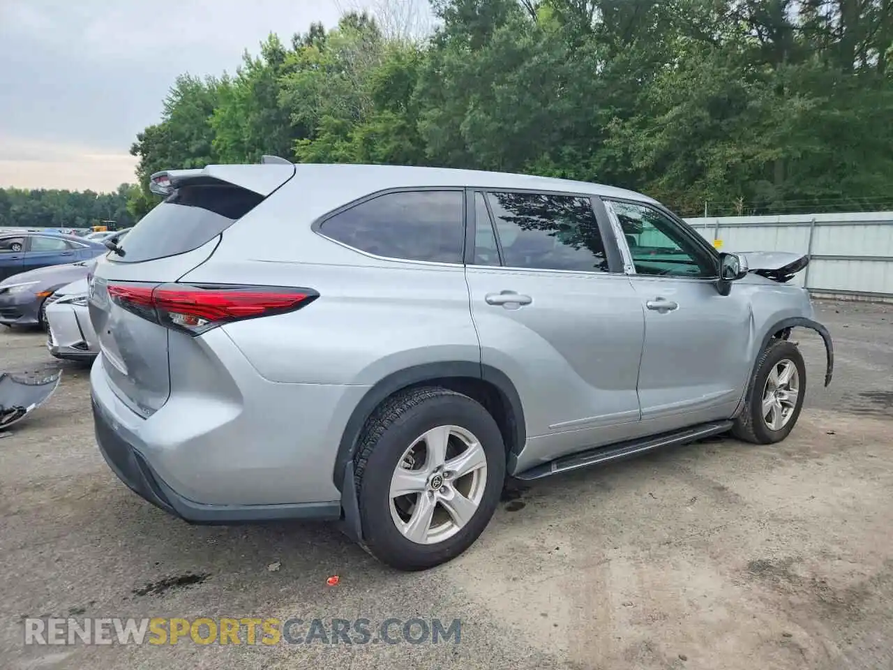 3 Photograph of a damaged car 5TDKDRAH4PS502457 TOYOTA HIGHLANDER 2023