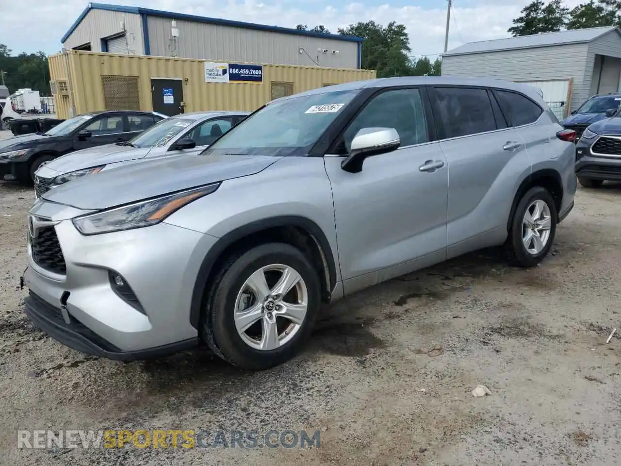 1 Photograph of a damaged car 5TDKDRAH4PS505360 TOYOTA HIGHLANDER 2023