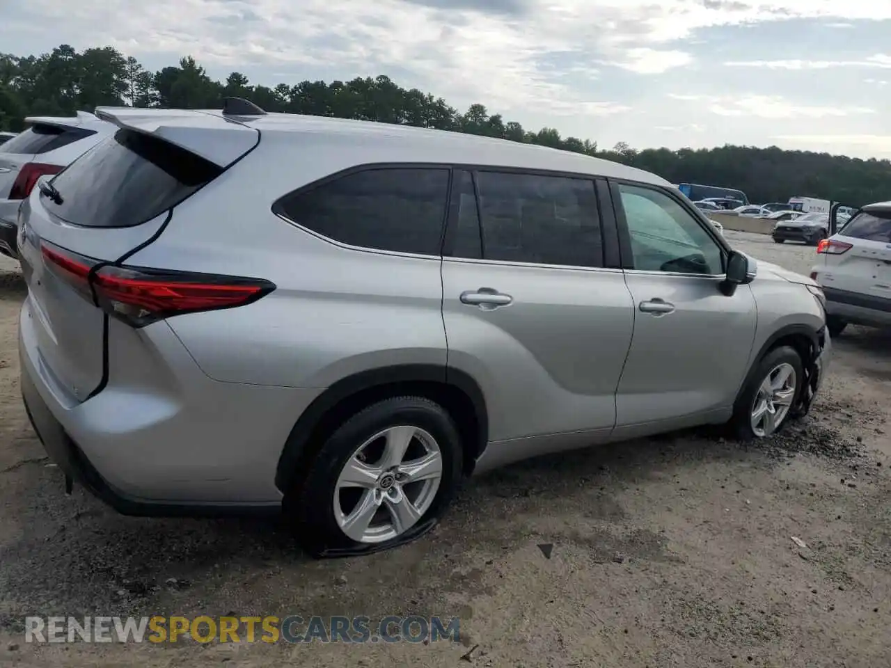 3 Photograph of a damaged car 5TDKDRAH4PS505360 TOYOTA HIGHLANDER 2023
