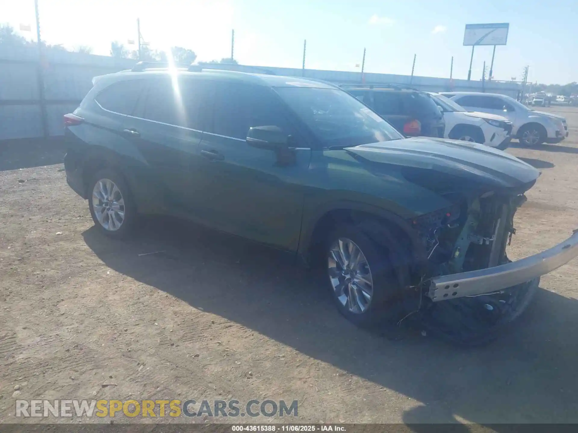 1 Photograph of a damaged car 5TDKDRAH4PS506833 TOYOTA HIGHLANDER 2023