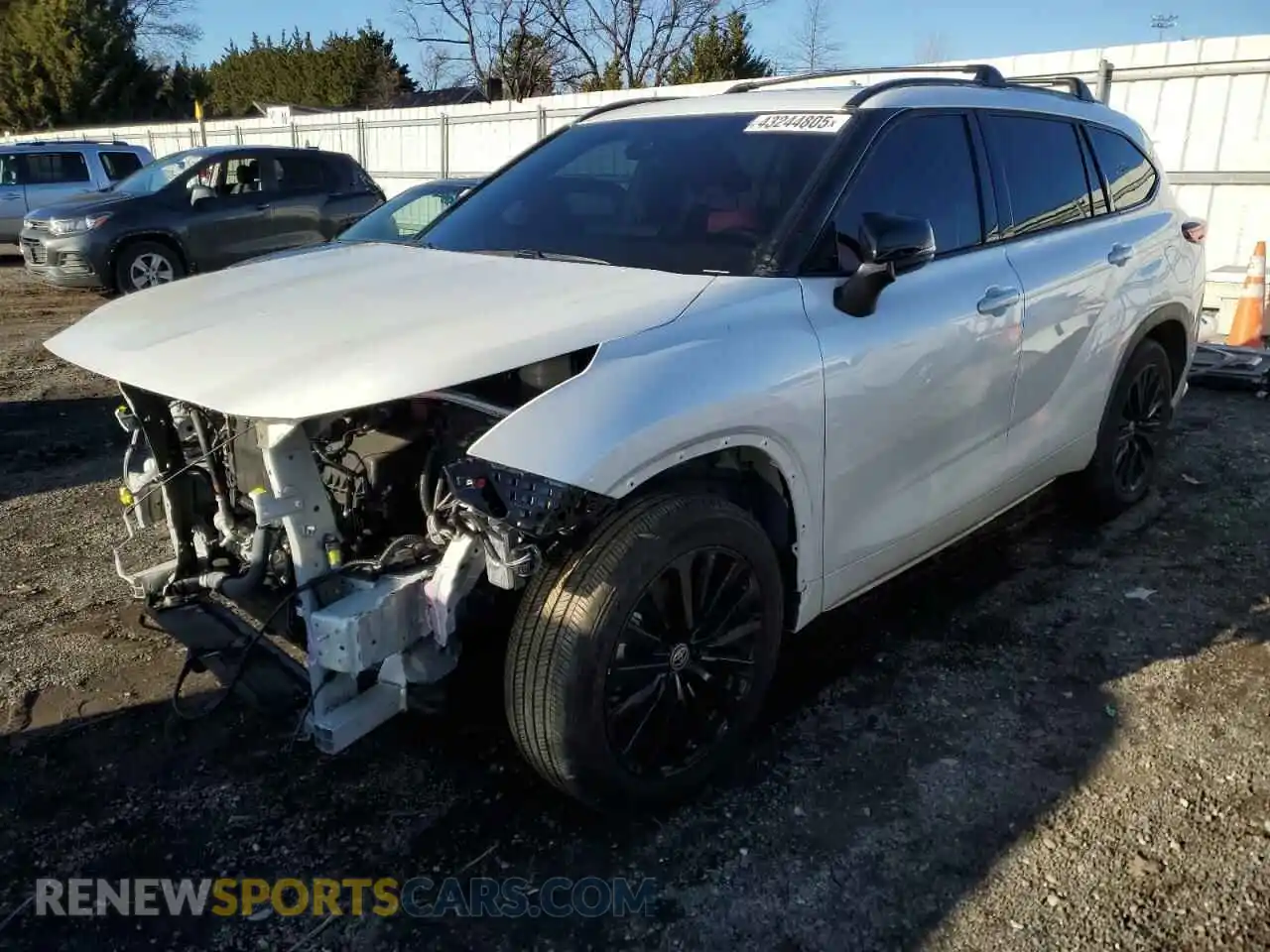 1 Photograph of a damaged car 5TDKDRAH4PS507612 TOYOTA HIGHLANDER 2023