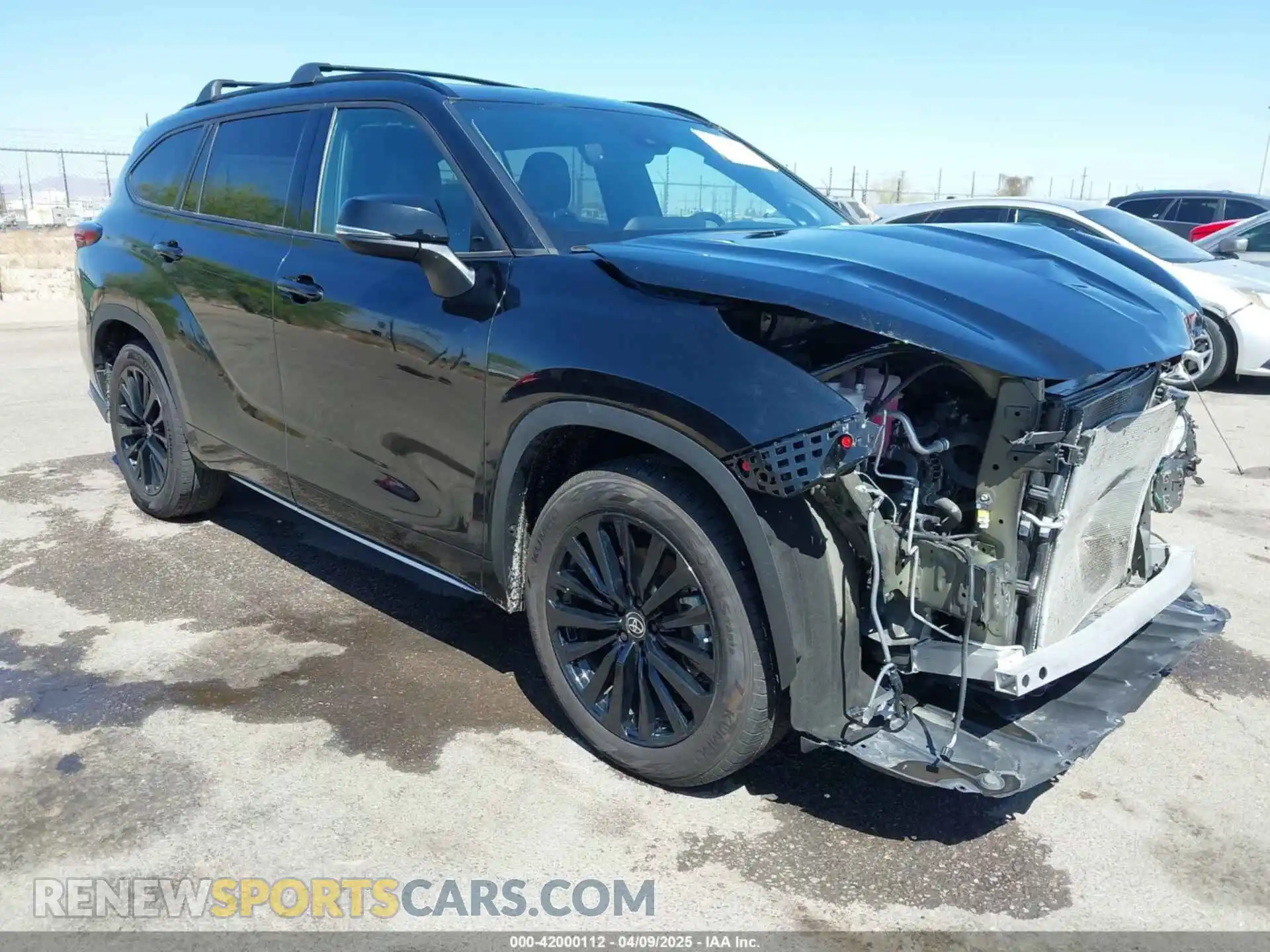 1 Photograph of a damaged car 5TDKDRAH4PS507786 TOYOTA HIGHLANDER 2023