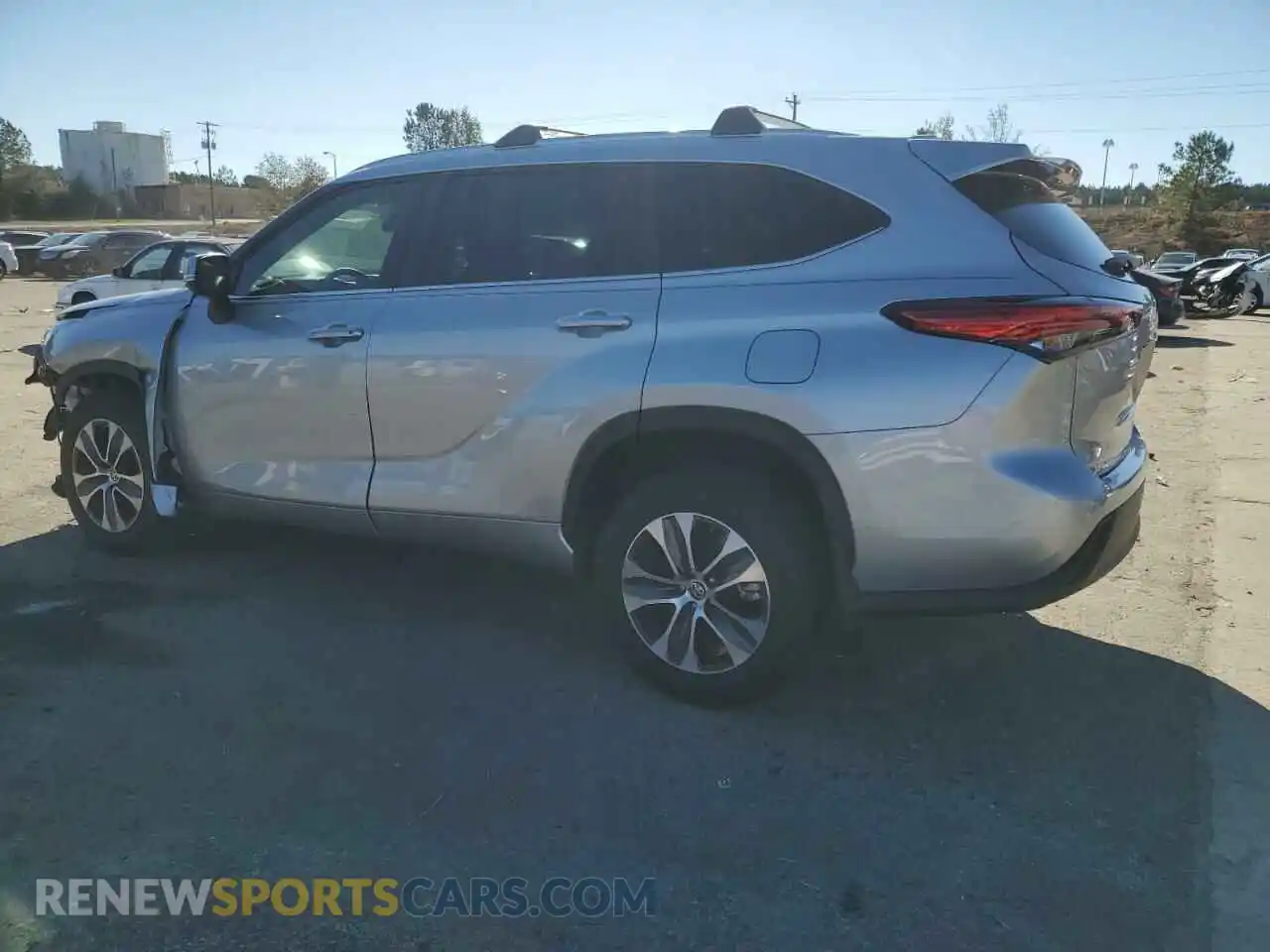 2 Photograph of a damaged car 5TDKDRAH4PS520764 TOYOTA HIGHLANDER 2023