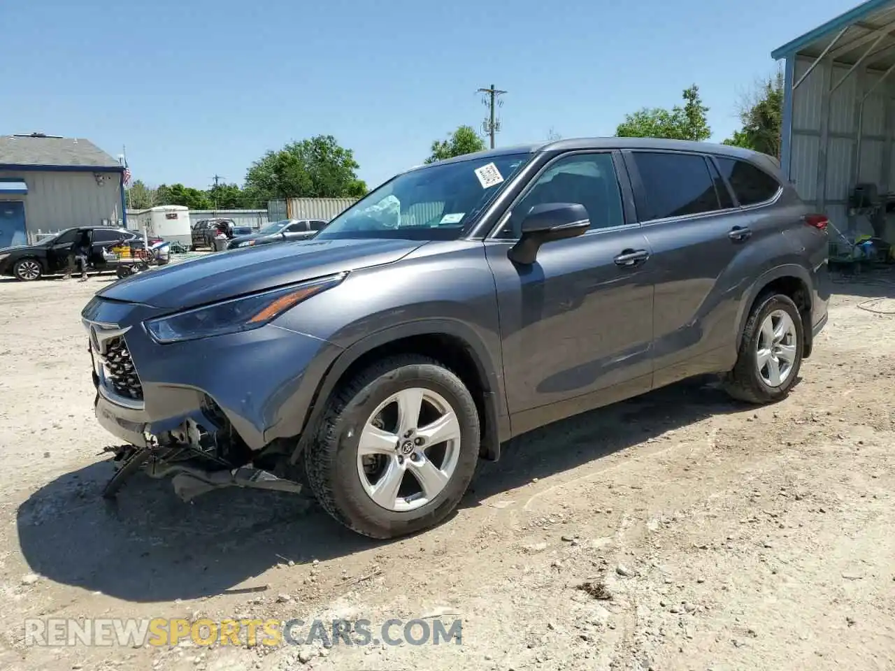 1 fotografías del automóvil dañado 5TDKDRAH5PS504878 TOYOTA HIGHLANDER 2023