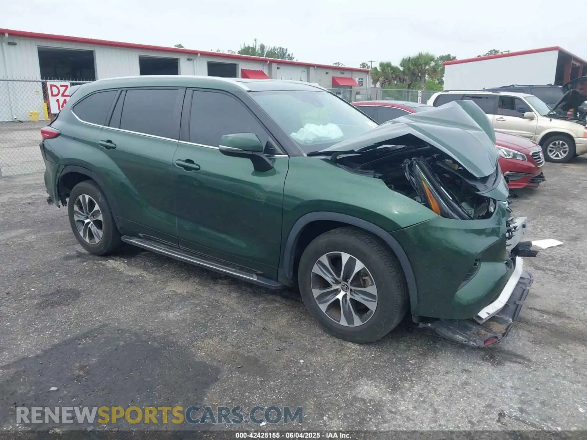 1 fotografías del automóvil dañado 5TDKDRAH6PS505411 TOYOTA HIGHLANDER 2023