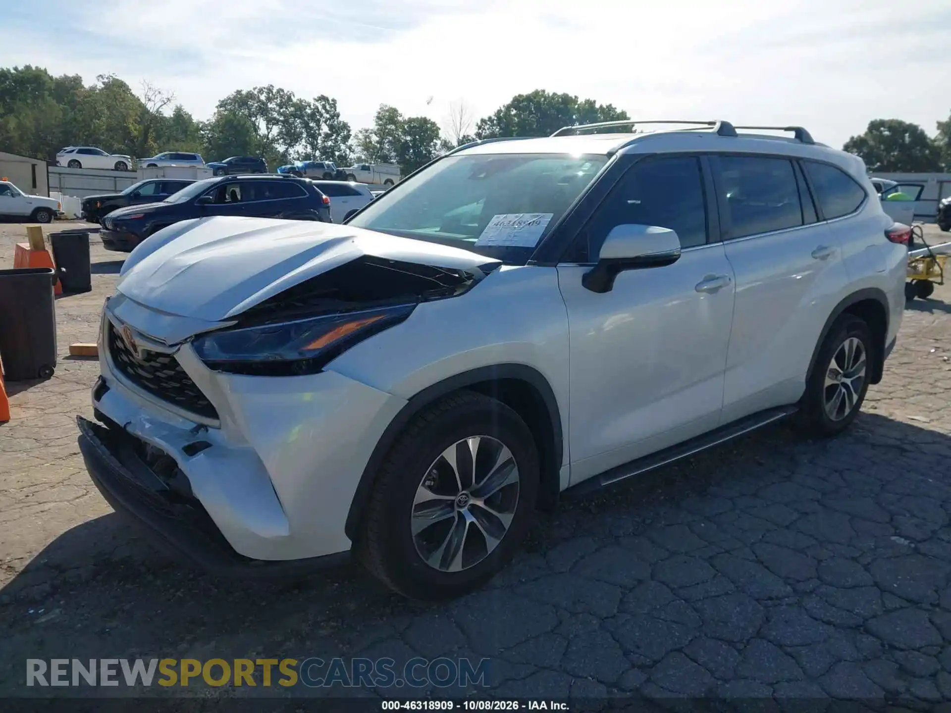 2 Photograph of a damaged car 5TDKDRAH6PS518434 TOYOTA HIGHLANDER 2023
