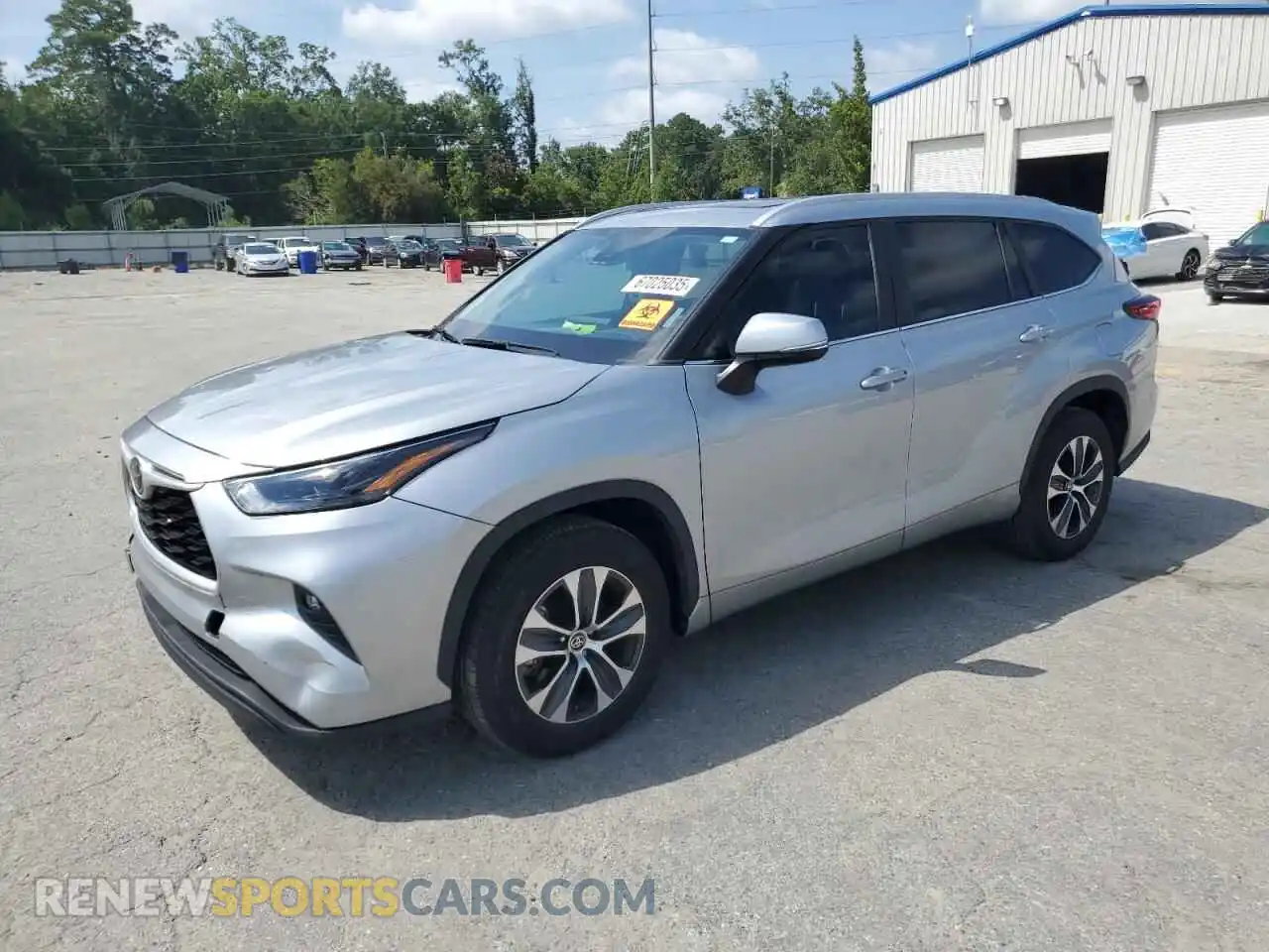 1 Photograph of a damaged car 5TDKDRAH8PS044535 TOYOTA HIGHLANDER 2023