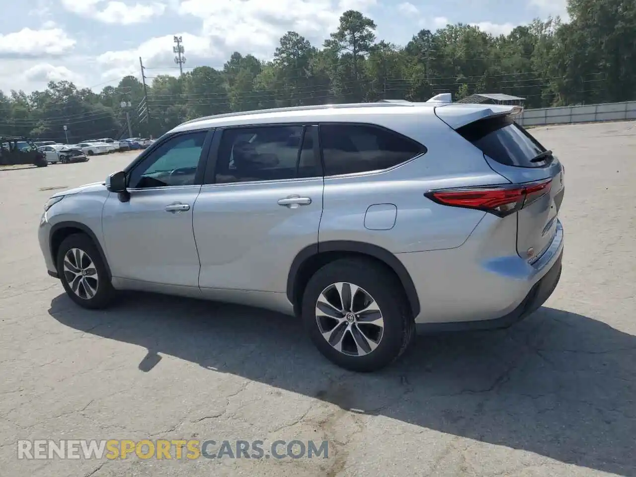 2 Photograph of a damaged car 5TDKDRAH8PS044535 TOYOTA HIGHLANDER 2023