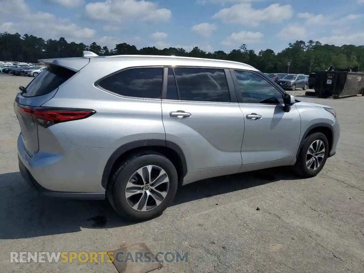 3 Photograph of a damaged car 5TDKDRAH8PS044535 TOYOTA HIGHLANDER 2023