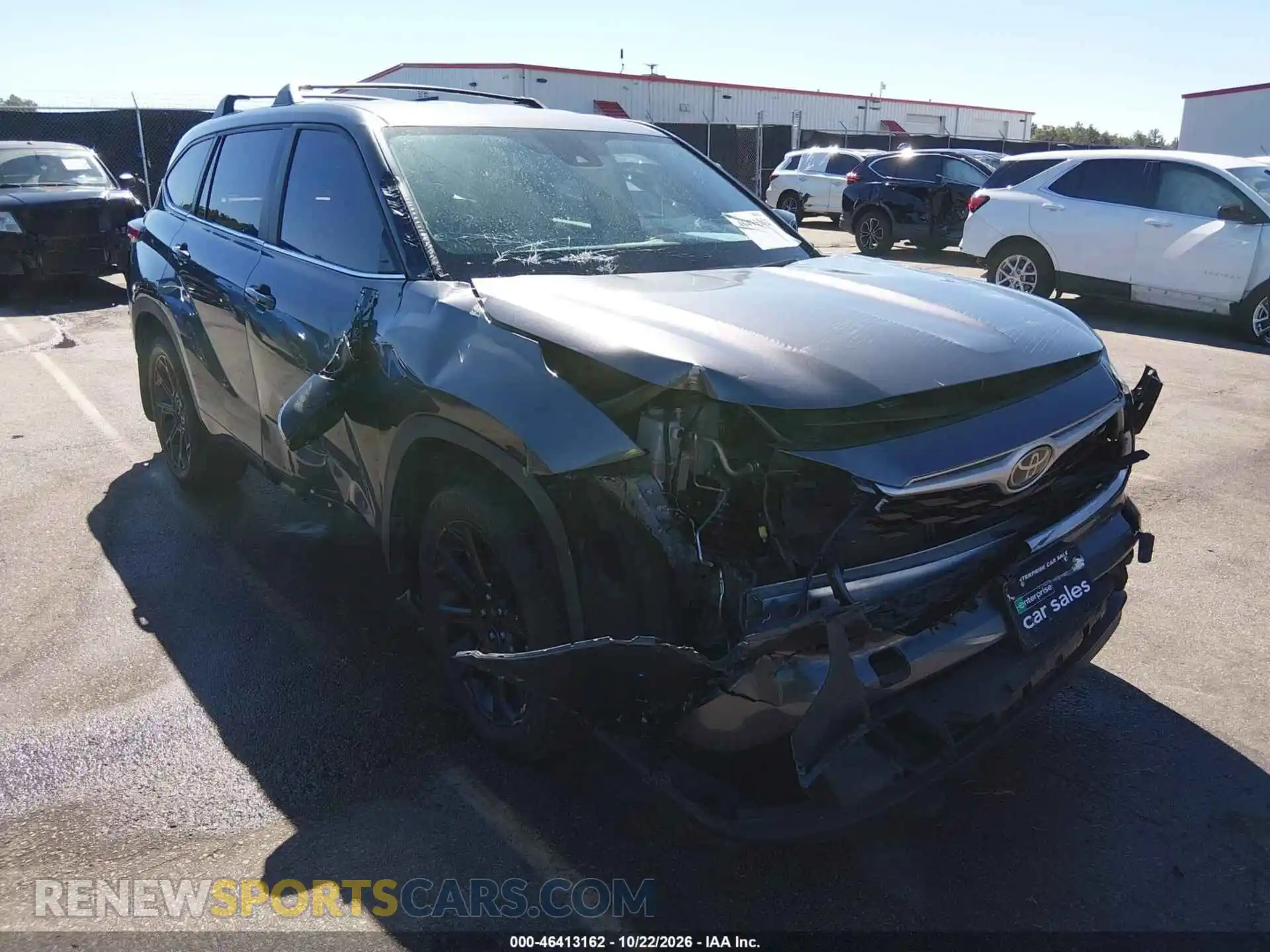 1 Photograph of a damaged car 5TDKDRAH9PS509310 TOYOTA HIGHLANDER 2023