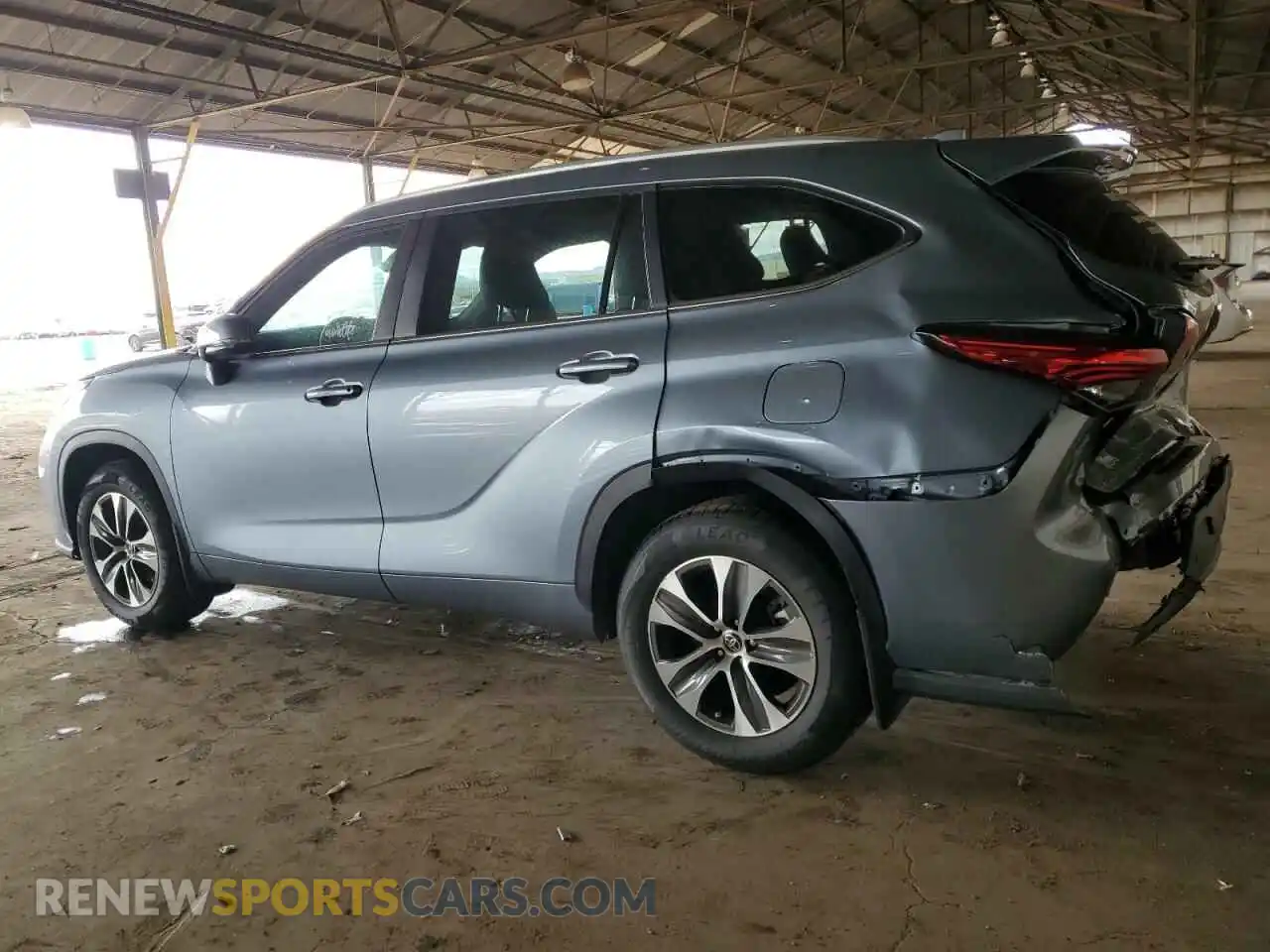 2 Photograph of a damaged car 5TDKDRBH0PS502678 TOYOTA HIGHLANDER 2023