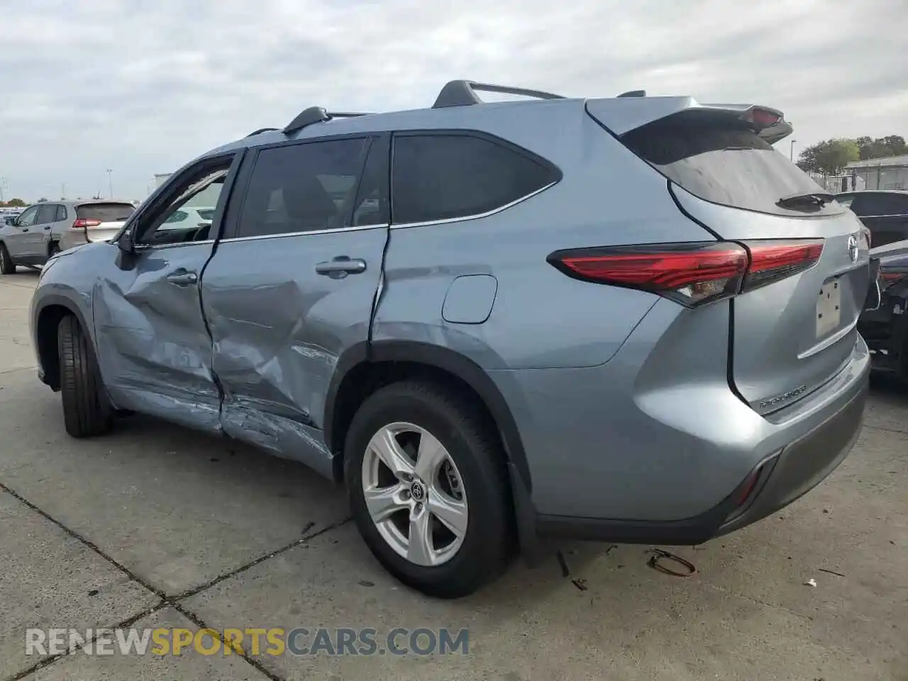 2 Photograph of a damaged car 5TDKDRBH0PS505810 TOYOTA HIGHLANDER 2023