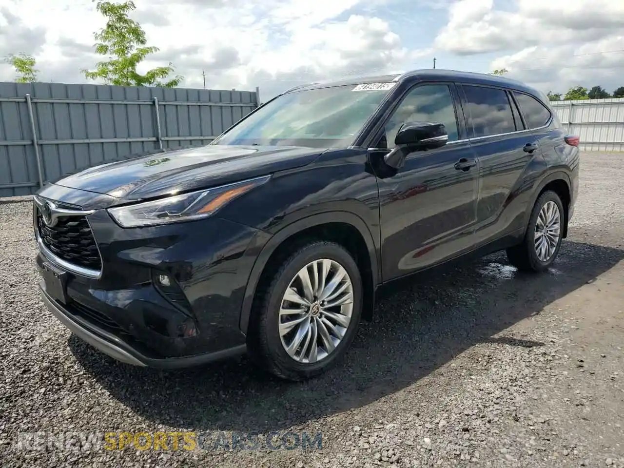 1 Photograph of a damaged car 5TDKDRBH0PS506696 TOYOTA HIGHLANDER 2023