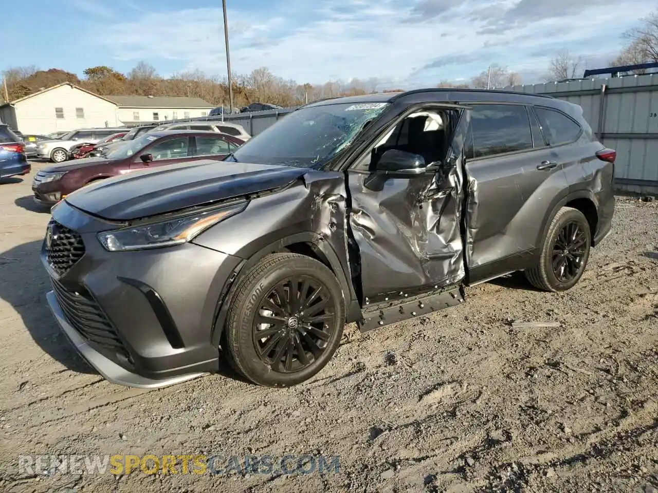 1 Photograph of a damaged car 5TDKDRBH0PS526446 TOYOTA HIGHLANDER 2023