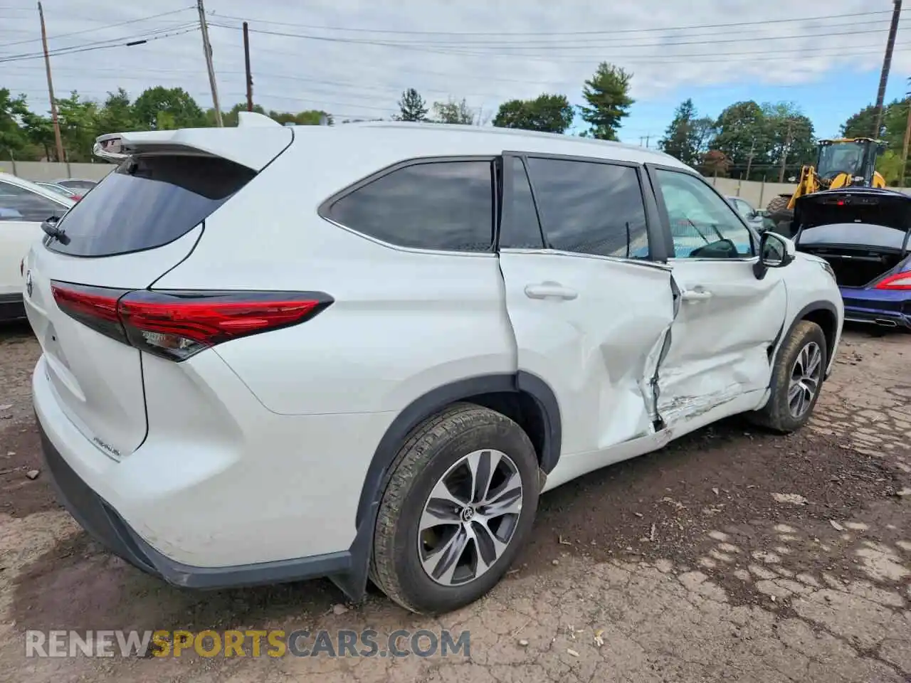 3 Фотография поврежденного автомобиля 5TDKDRBH1PS015487 TOYOTA HIGHLANDER 2023
