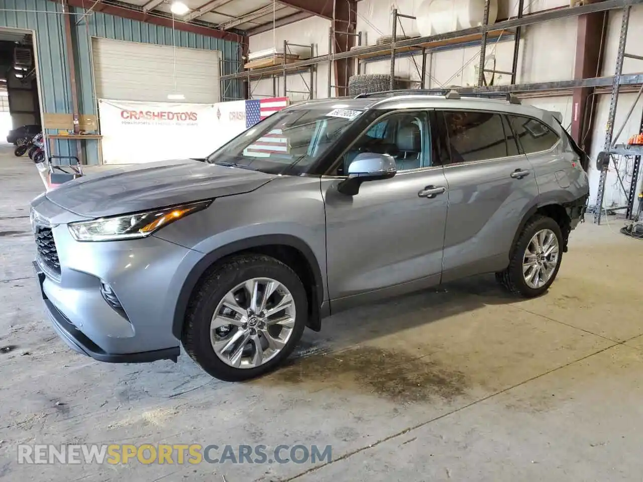 1 Photograph of a damaged car 5TDKDRBH1PS024092 TOYOTA HIGHLANDER 2023