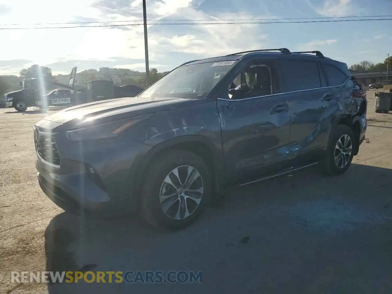 1 Photograph of a damaged car 5TDKDRBH1PS035237 TOYOTA HIGHLANDER 2023