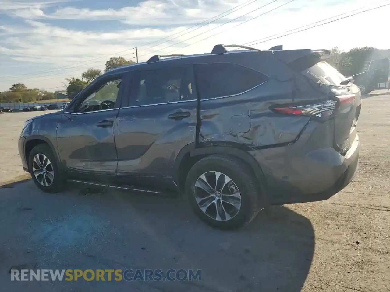 2 Photograph of a damaged car 5TDKDRBH1PS035237 TOYOTA HIGHLANDER 2023