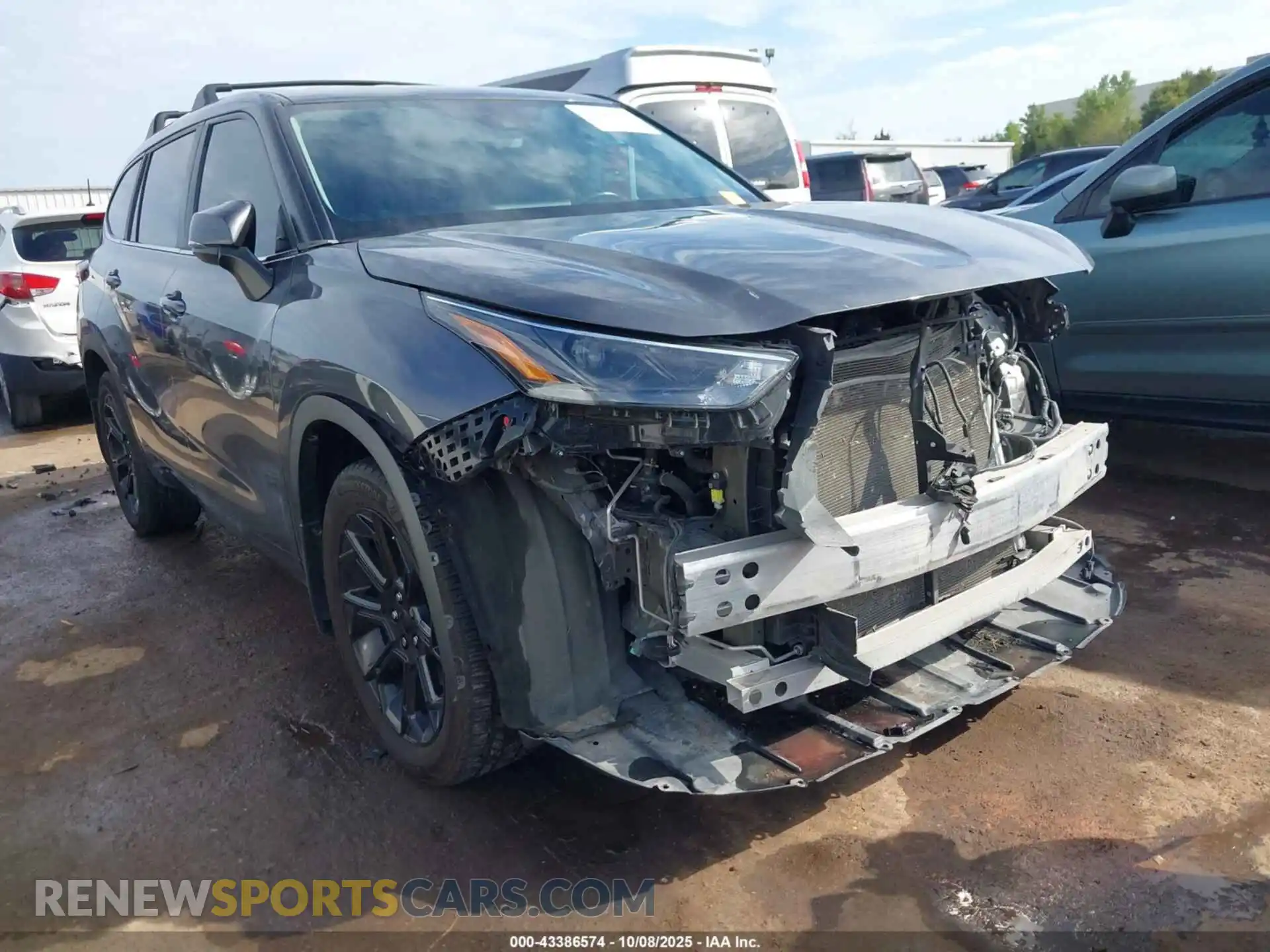 1 Photograph of a damaged car 5TDKDRBH1PS504083 TOYOTA HIGHLANDER 2023