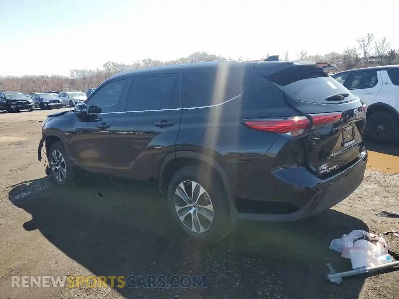 2 Photograph of a damaged car 5TDKDRBH1PS527010 TOYOTA HIGHLANDER 2023