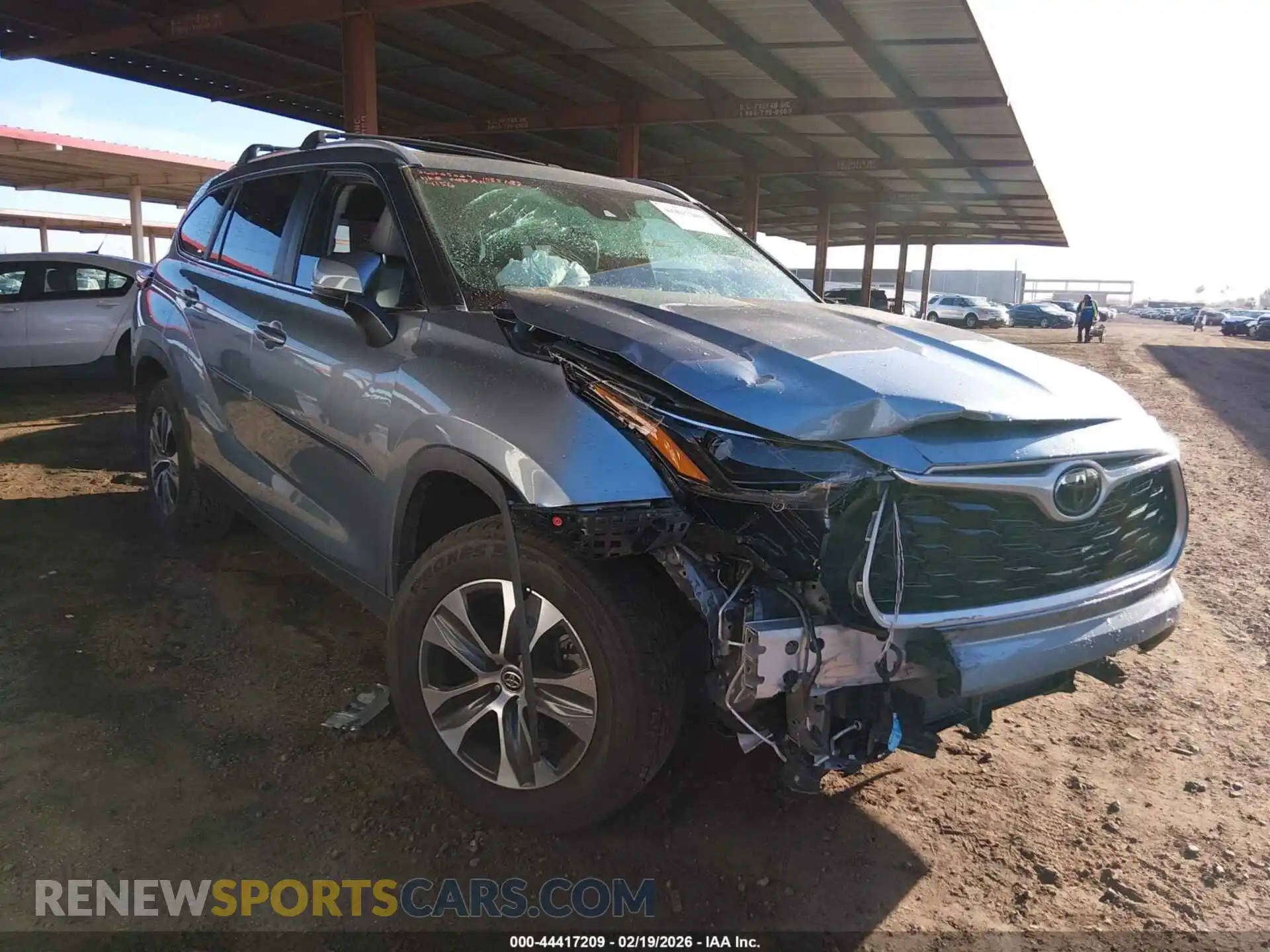 1 Photograph of a damaged car 5TDKDRBH2PS044156 TOYOTA HIGHLANDER 2023