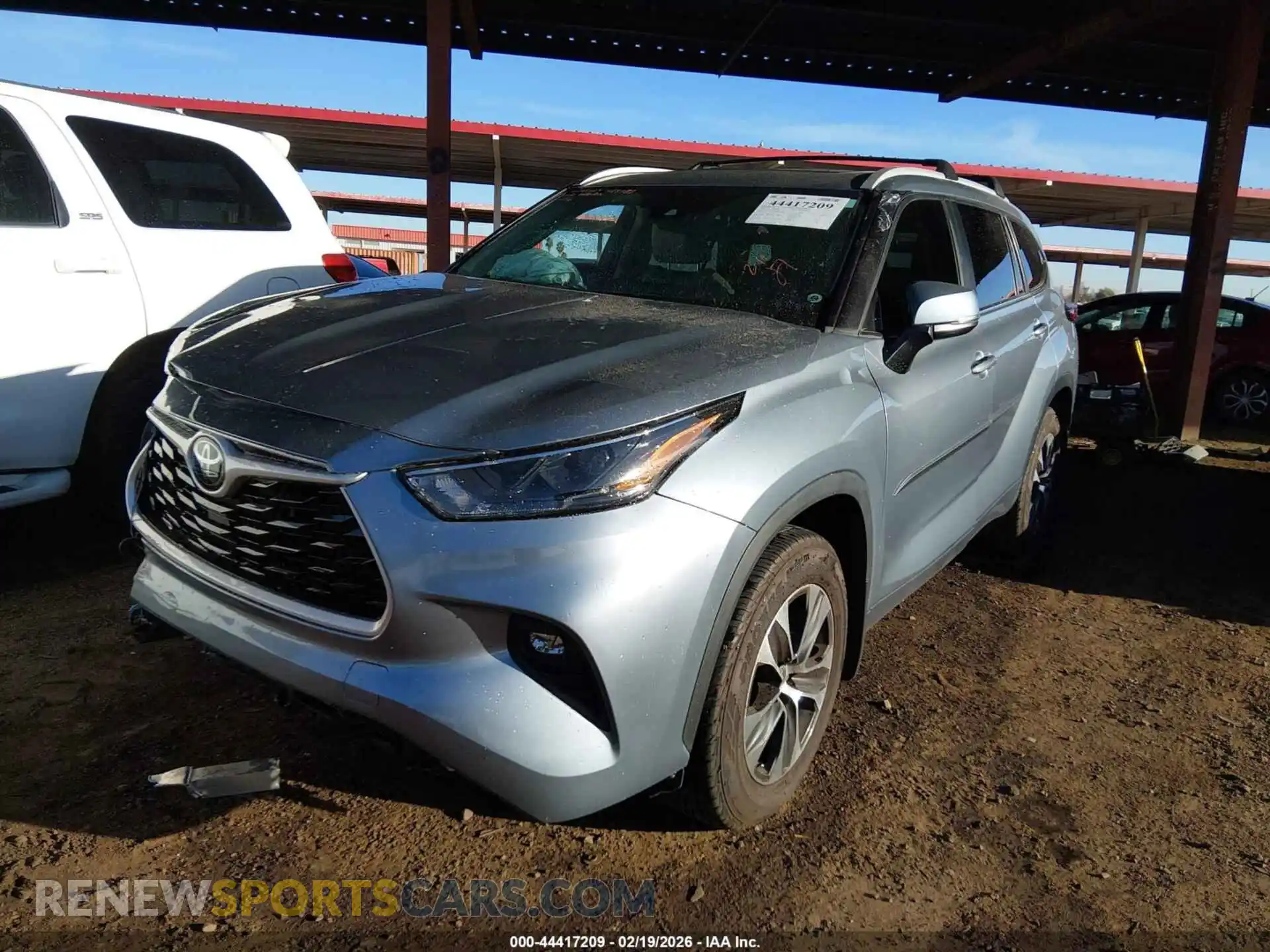 2 Photograph of a damaged car 5TDKDRBH2PS044156 TOYOTA HIGHLANDER 2023