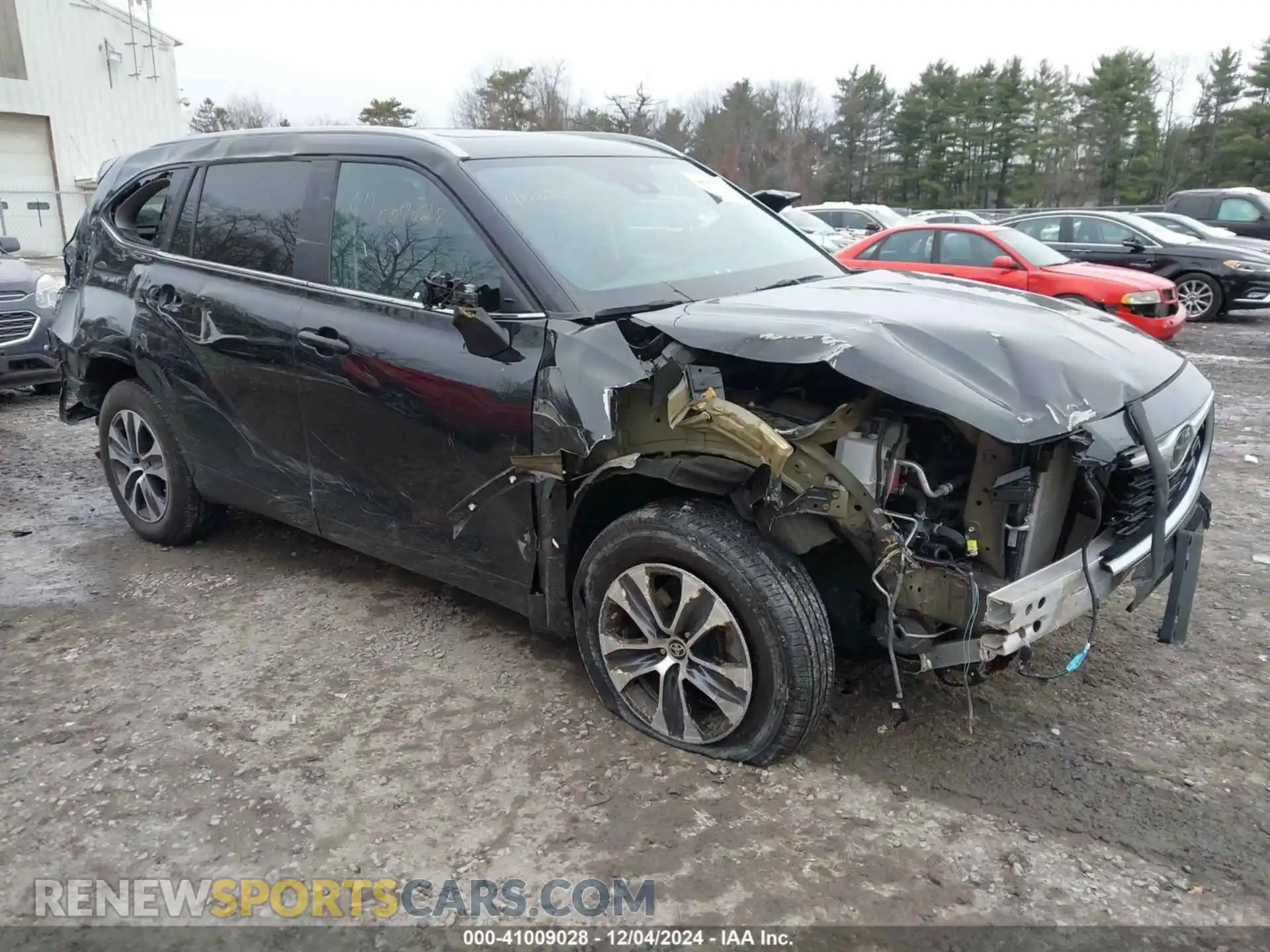 1 Photograph of a damaged car 5TDKDRBH2PS527372 TOYOTA HIGHLANDER 2023