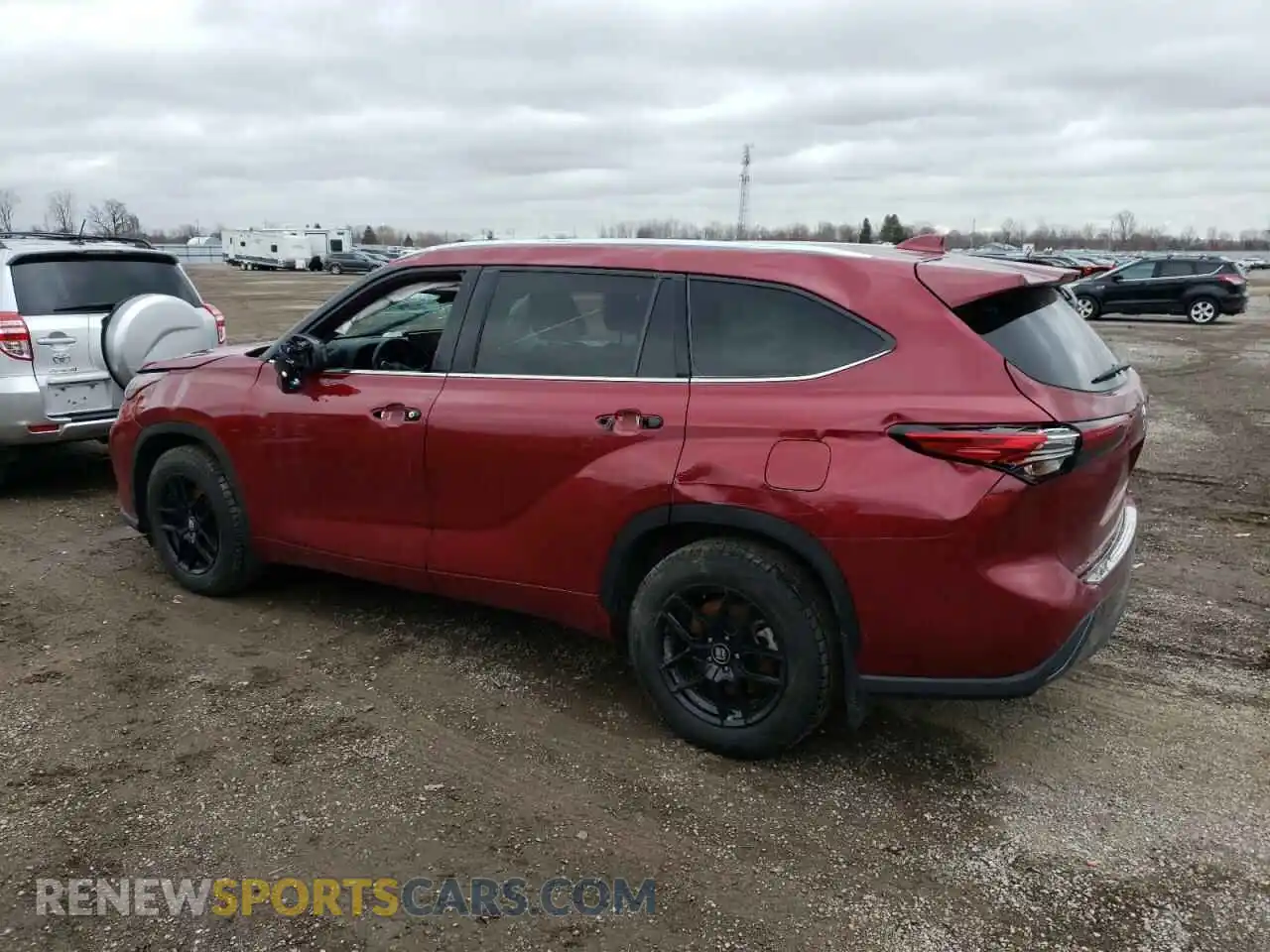 2 Photograph of a damaged car 5TDKDRBH3PS006015 TOYOTA HIGHLANDER 2023