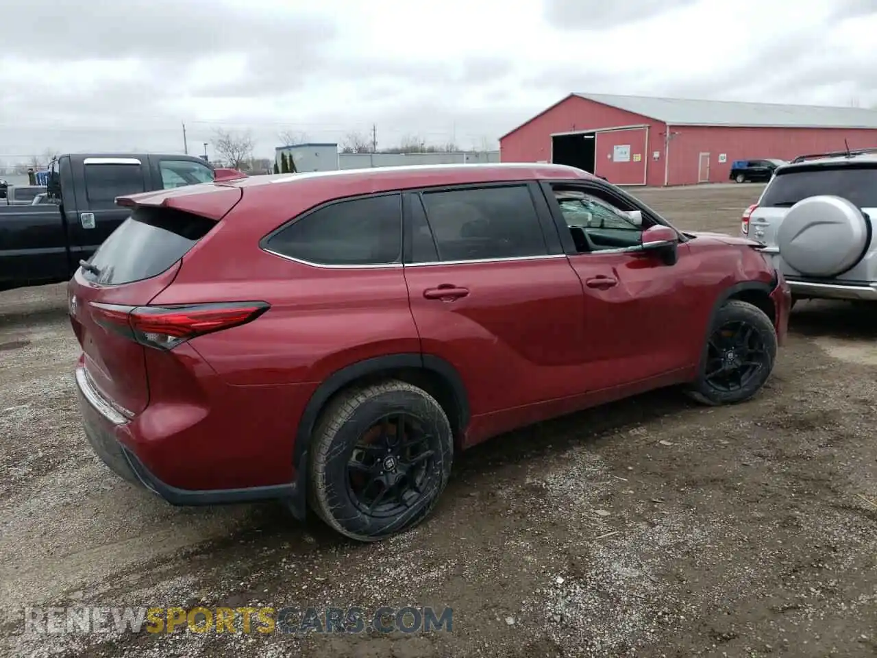 3 Photograph of a damaged car 5TDKDRBH3PS006015 TOYOTA HIGHLANDER 2023