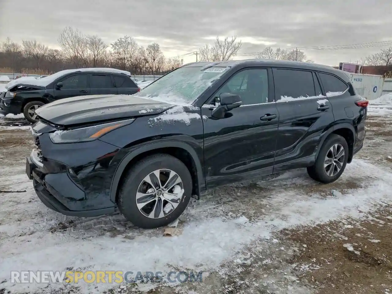 1 Photograph of a damaged car 5TDKDRBH3PS502089 TOYOTA HIGHLANDER 2023