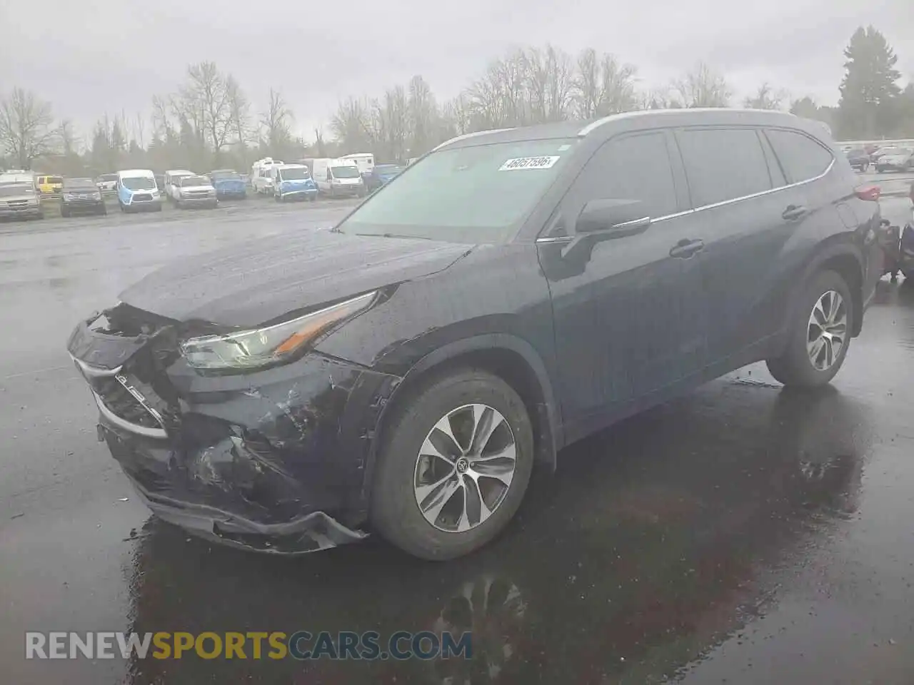 1 Photograph of a damaged car 5TDKDRBH3PS508720 TOYOTA HIGHLANDER 2023