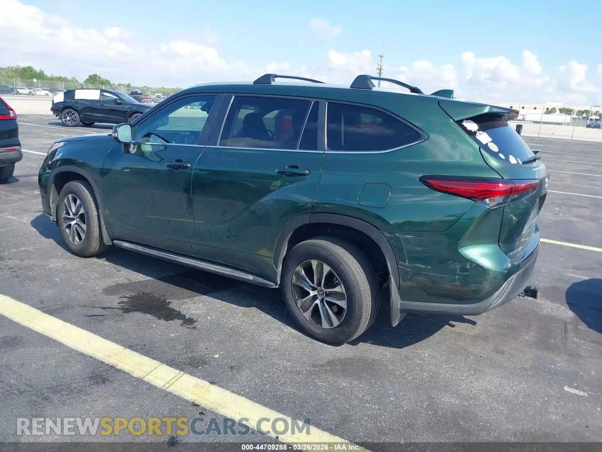 3 Фотография поврежденного автомобиля 5TDKDRBH4PS503445 TOYOTA HIGHLANDER 2023