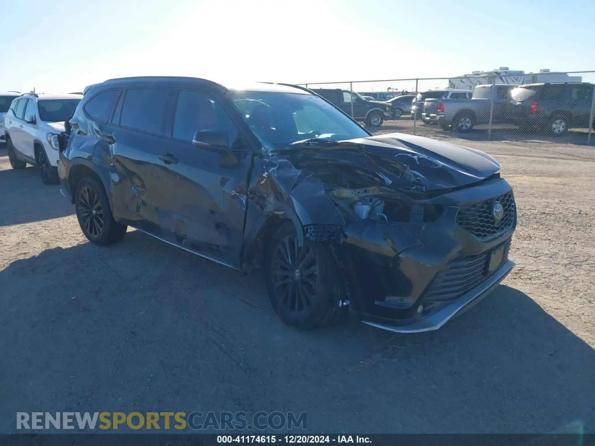 1 Photograph of a damaged car 5TDKDRBH4PS507981 TOYOTA HIGHLANDER 2023