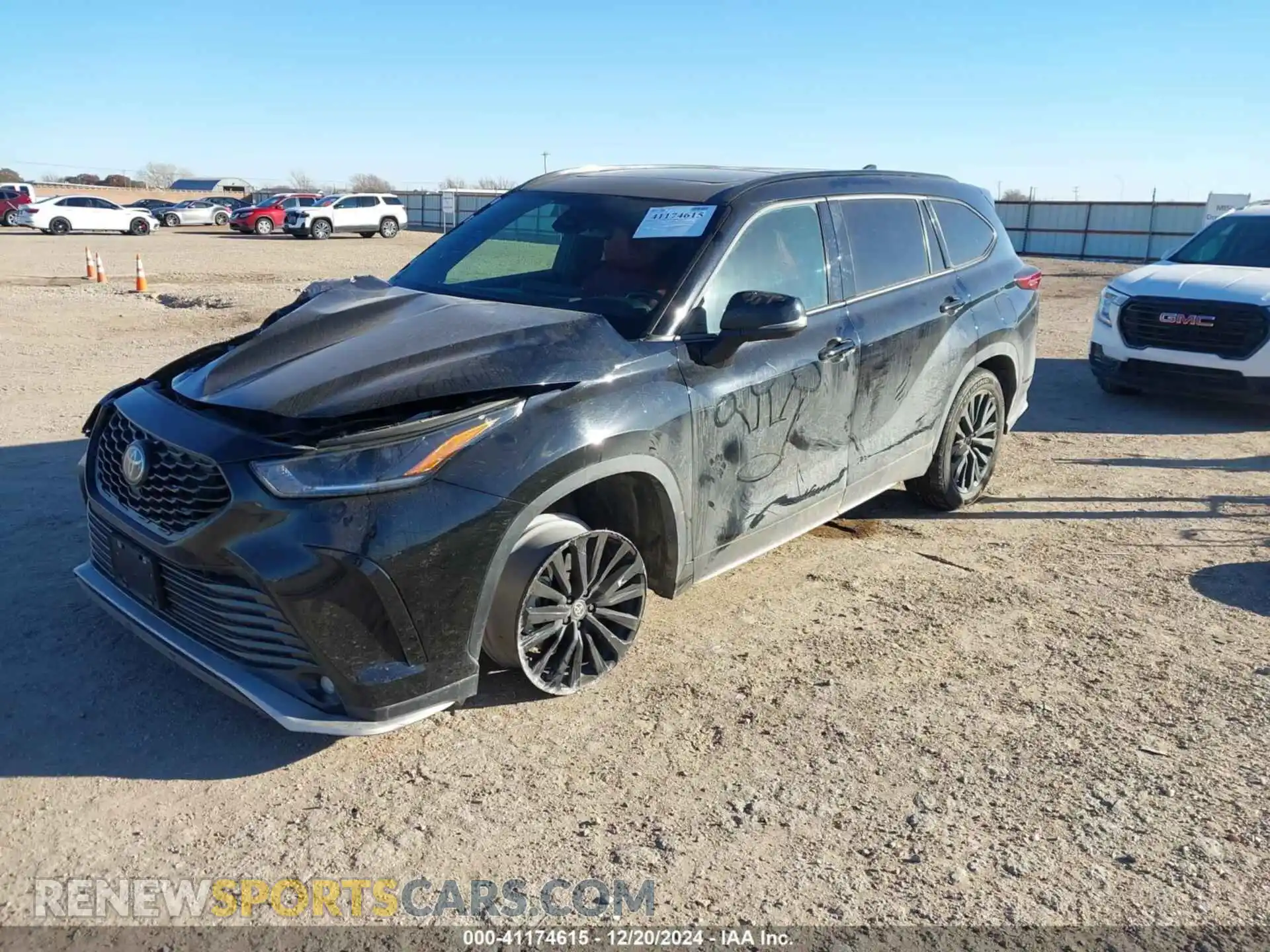 2 Photograph of a damaged car 5TDKDRBH4PS507981 TOYOTA HIGHLANDER 2023
