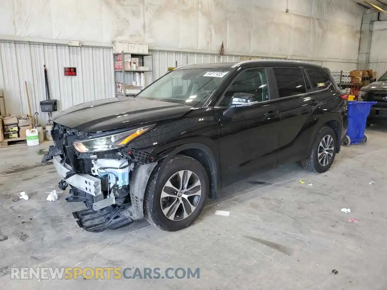 1 Photograph of a damaged car 5TDKDRBH5PS022667 TOYOTA HIGHLANDER 2023