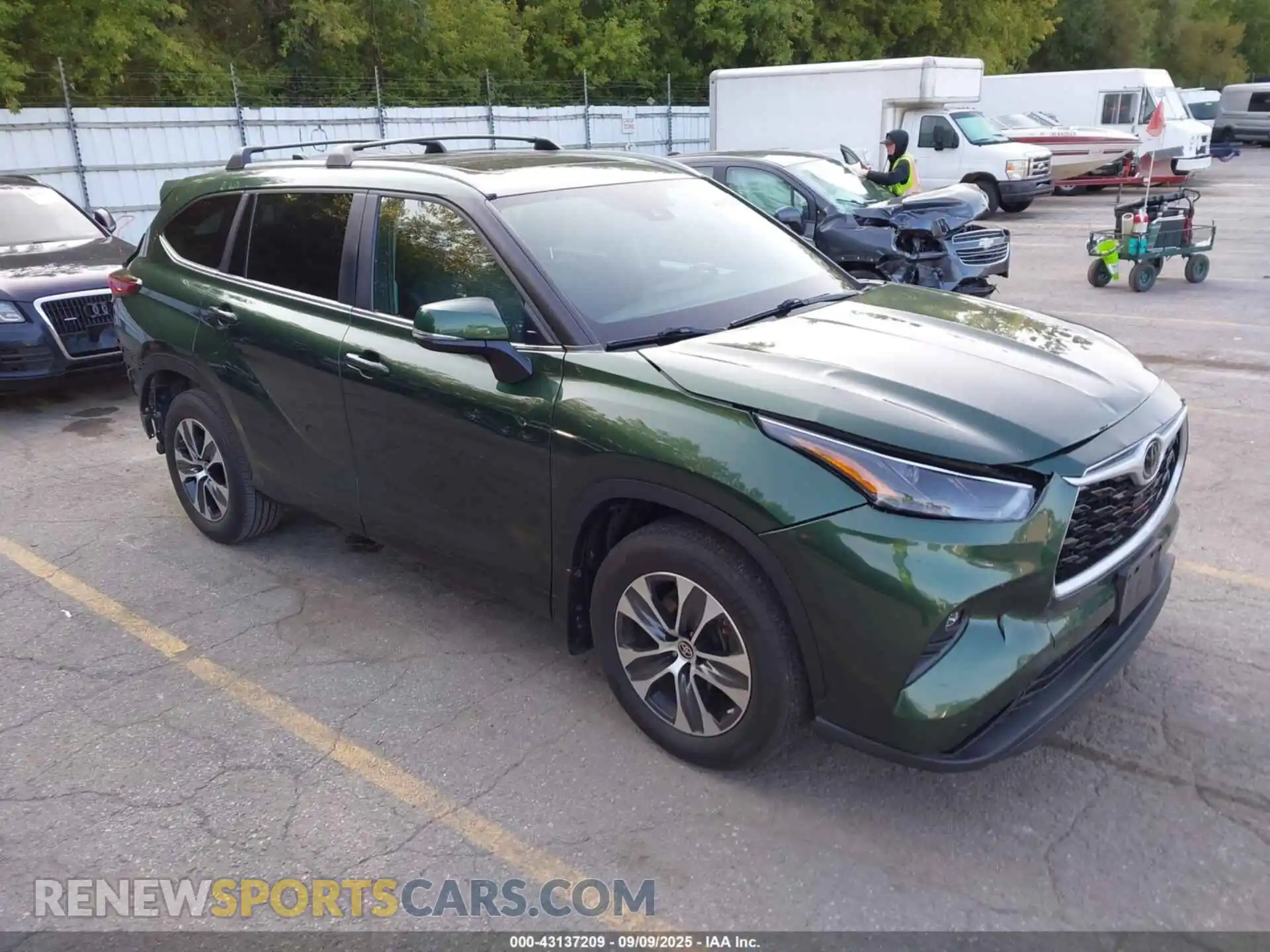 1 Photograph of a damaged car 5TDKDRBH5PS502742 TOYOTA HIGHLANDER 2023