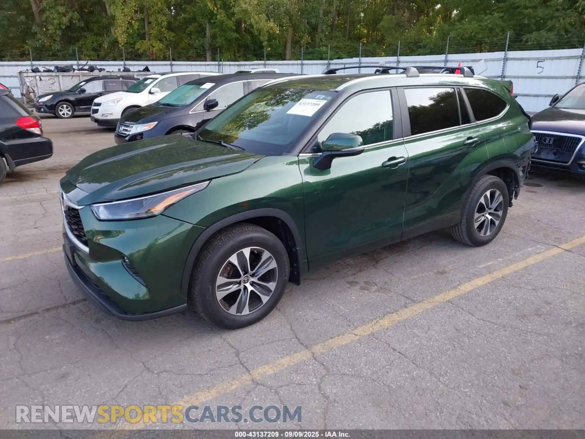 2 Photograph of a damaged car 5TDKDRBH5PS502742 TOYOTA HIGHLANDER 2023
