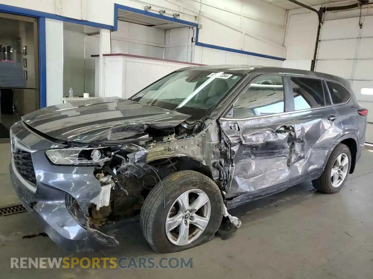1 Photograph of a damaged car 5TDKDRBH5PS502904 TOYOTA HIGHLANDER 2023