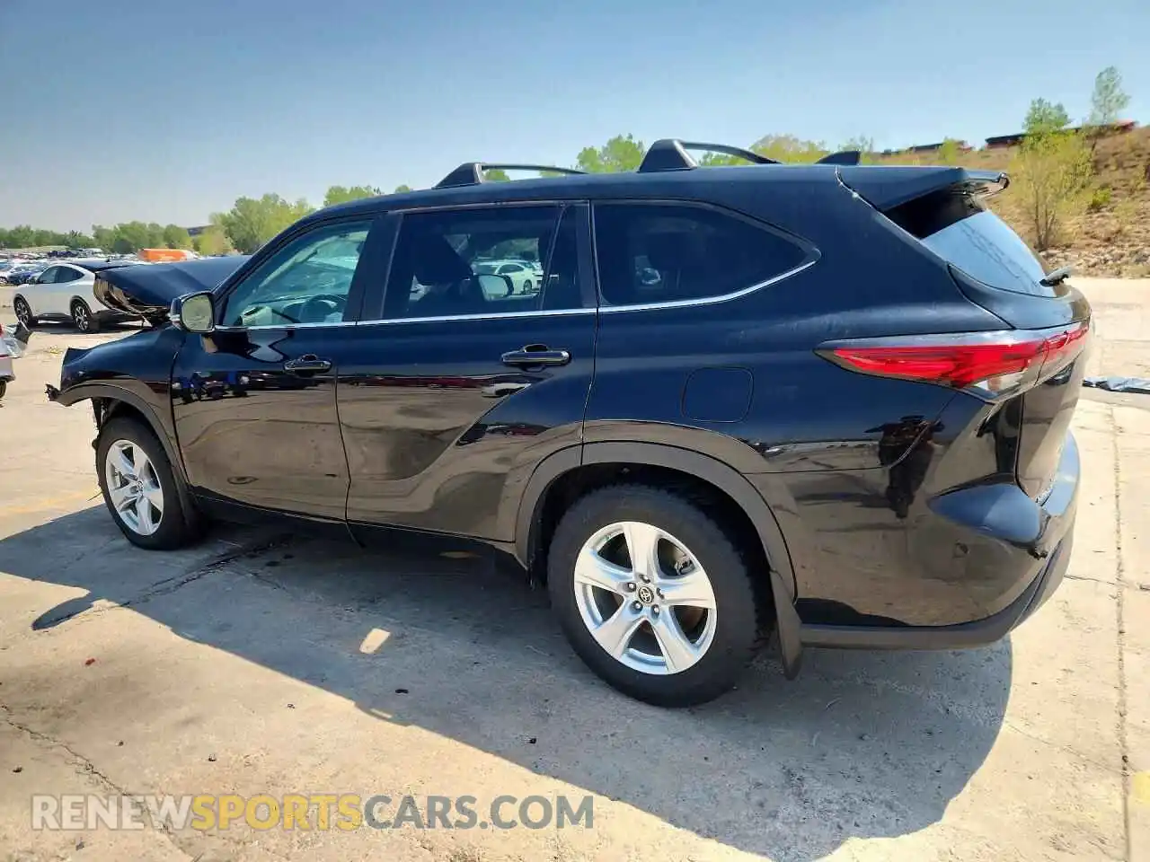 2 Photograph of a damaged car 5TDKDRBH5PS503812 TOYOTA HIGHLANDER 2023
