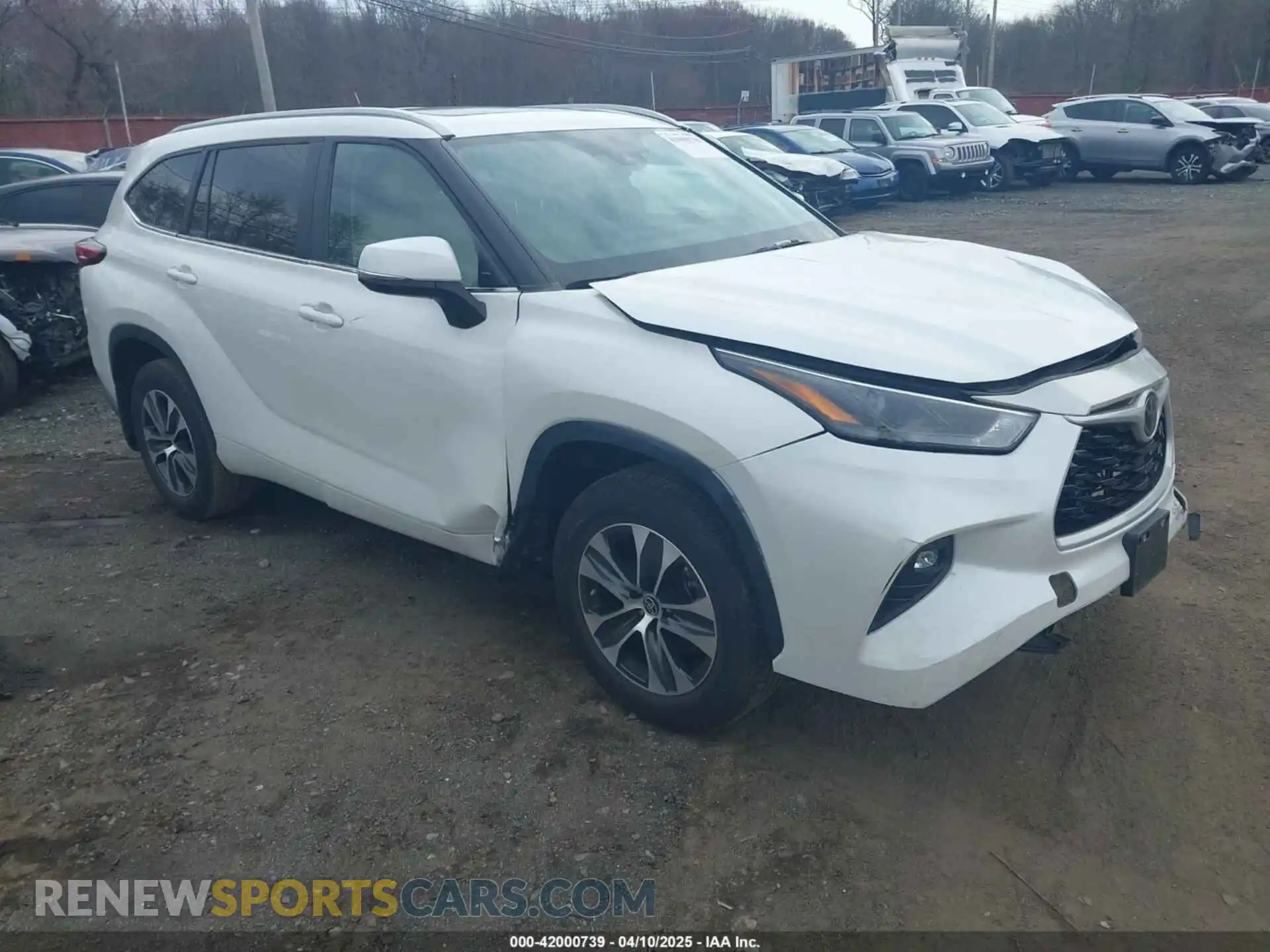 1 Photograph of a damaged car 5TDKDRBH5PS508850 TOYOTA HIGHLANDER 2023