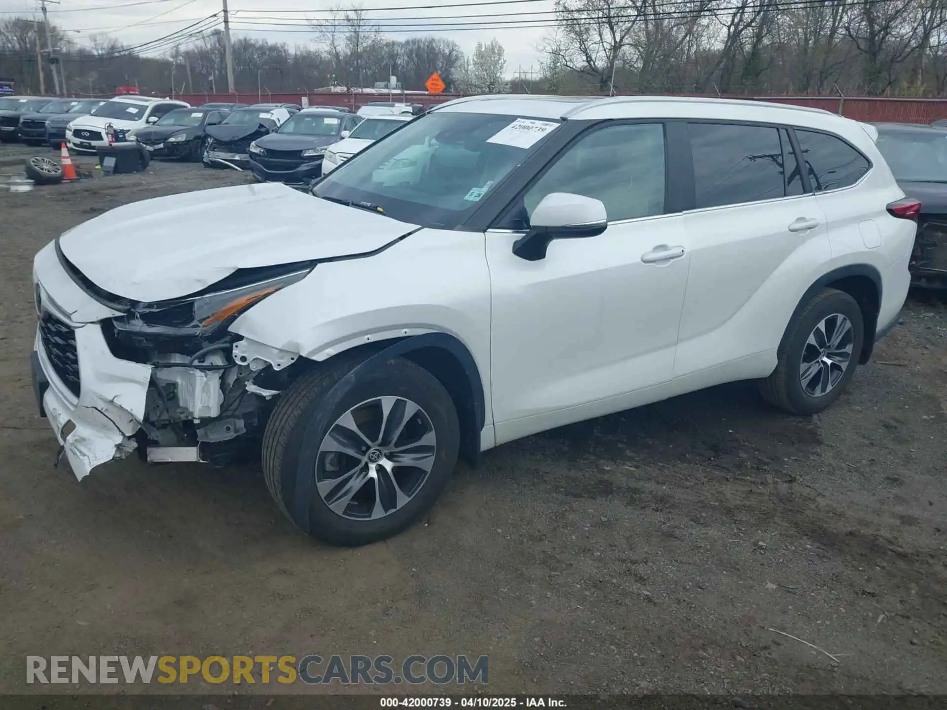 2 Photograph of a damaged car 5TDKDRBH5PS508850 TOYOTA HIGHLANDER 2023