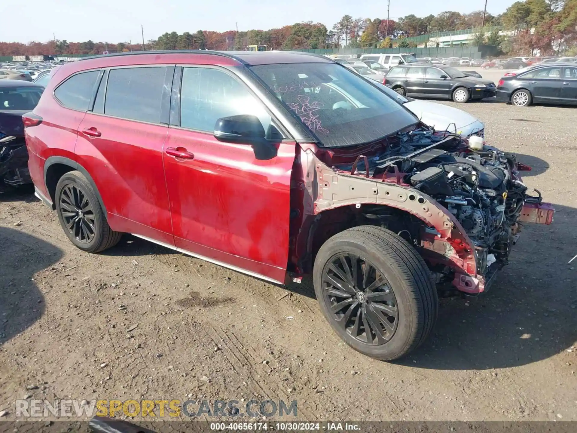1 fotografías del automóvil dañado 5TDKDRBH5PS528368 TOYOTA HIGHLANDER 2023