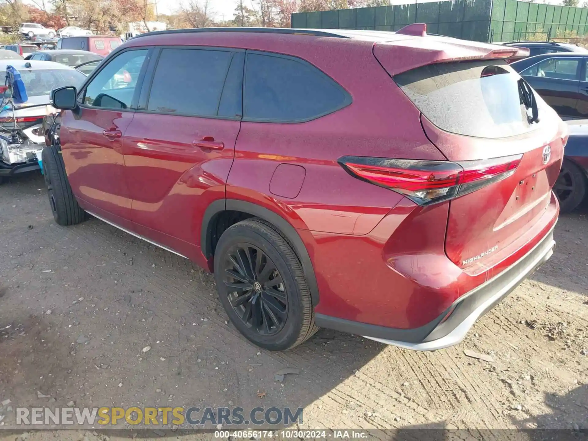 3 fotografías del automóvil dañado 5TDKDRBH5PS528368 TOYOTA HIGHLANDER 2023