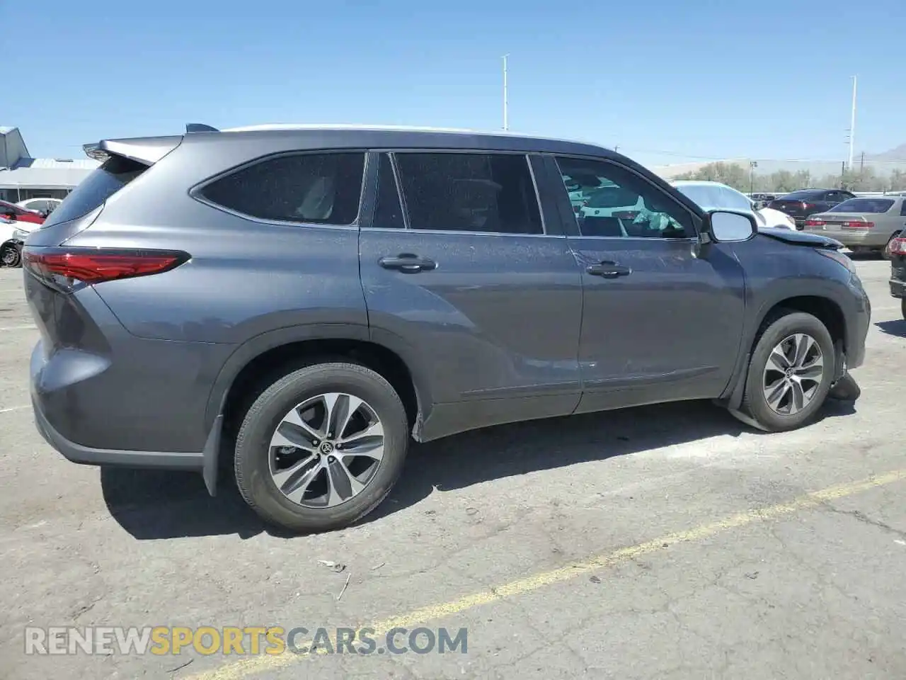 3 fotografías del automóvil dañado 5TDKDRBH6PS045651 TOYOTA HIGHLANDER 2023