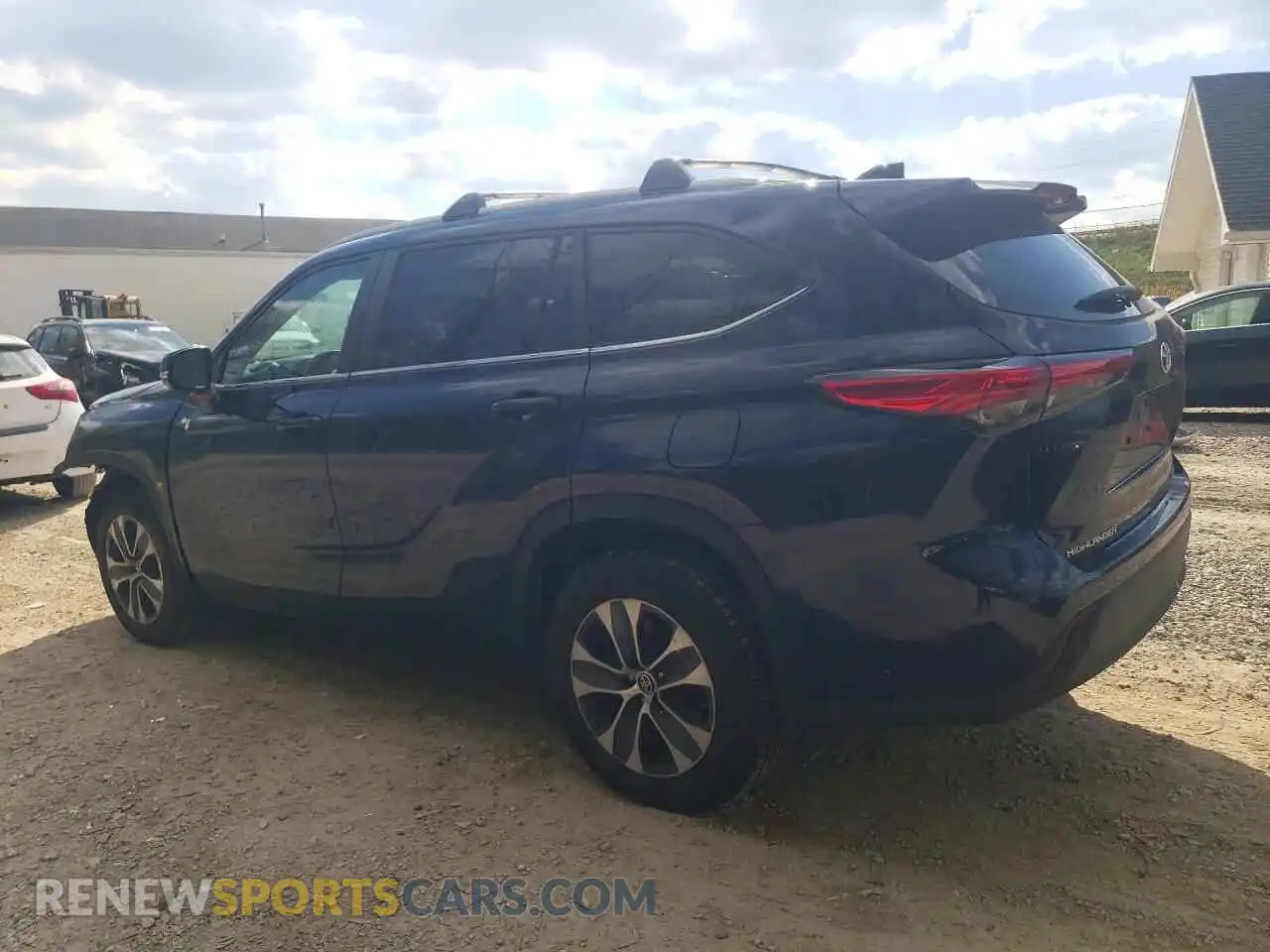 2 Photograph of a damaged car 5TDKDRBH7PS506081 TOYOTA HIGHLANDER 2023