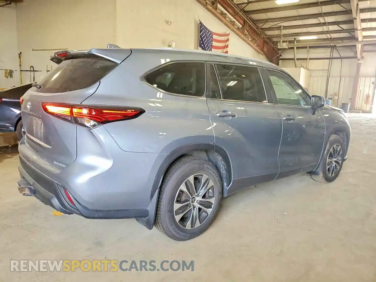 3 fotografías del automóvil dañado 5TDKDRBH8PS013073 TOYOTA HIGHLANDER 2023