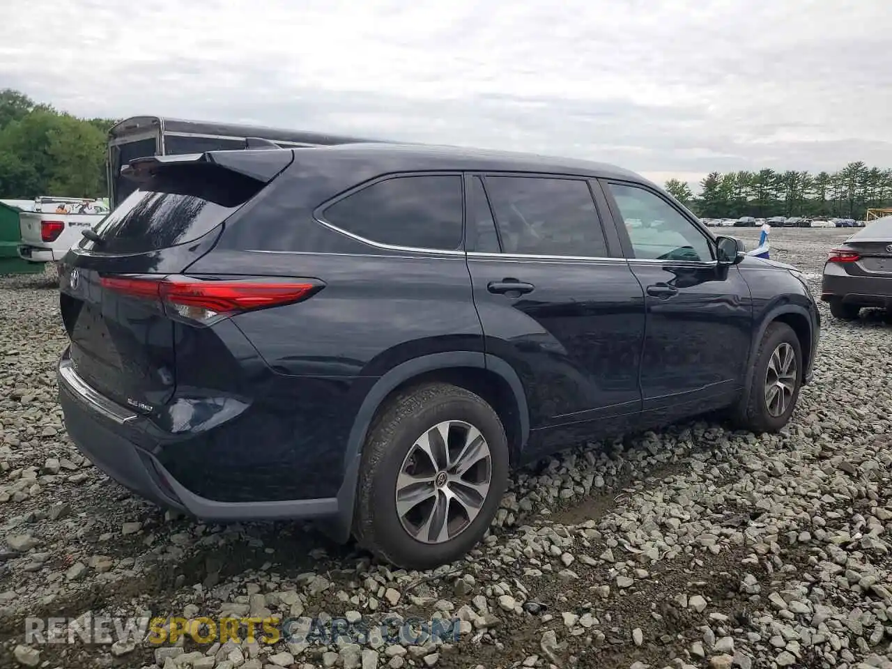 3 Фотография поврежденного автомобиля 5TDKDRBH8PS502024 TOYOTA HIGHLANDER 2023